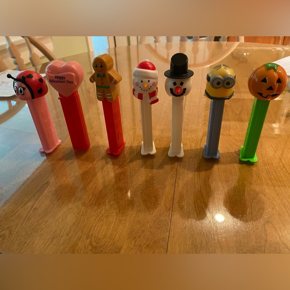 Various Vintage Pez Dispensers